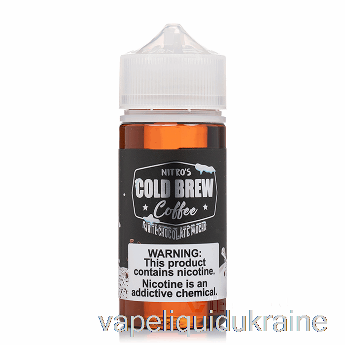 Vape Liquid Ukraine White Chocolate Mocha - Nitros Cold Brew - 100mL 3mg